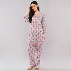 The Pink Blossom Cotton Co-Ord Set