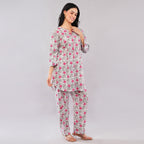The Pink Blossom Cotton Co-Ord Set