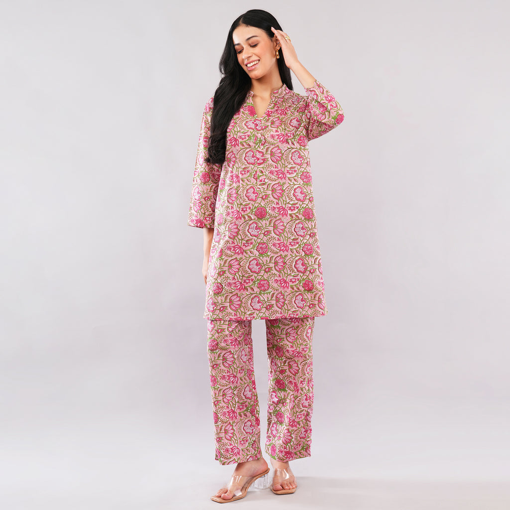 Blush Botanical Cotton Co-Ord Set