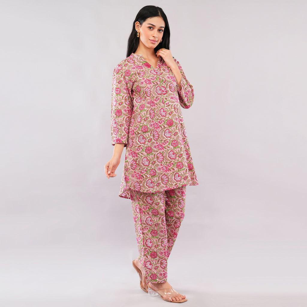 Blush Botanical Cotton Co-Ord Set