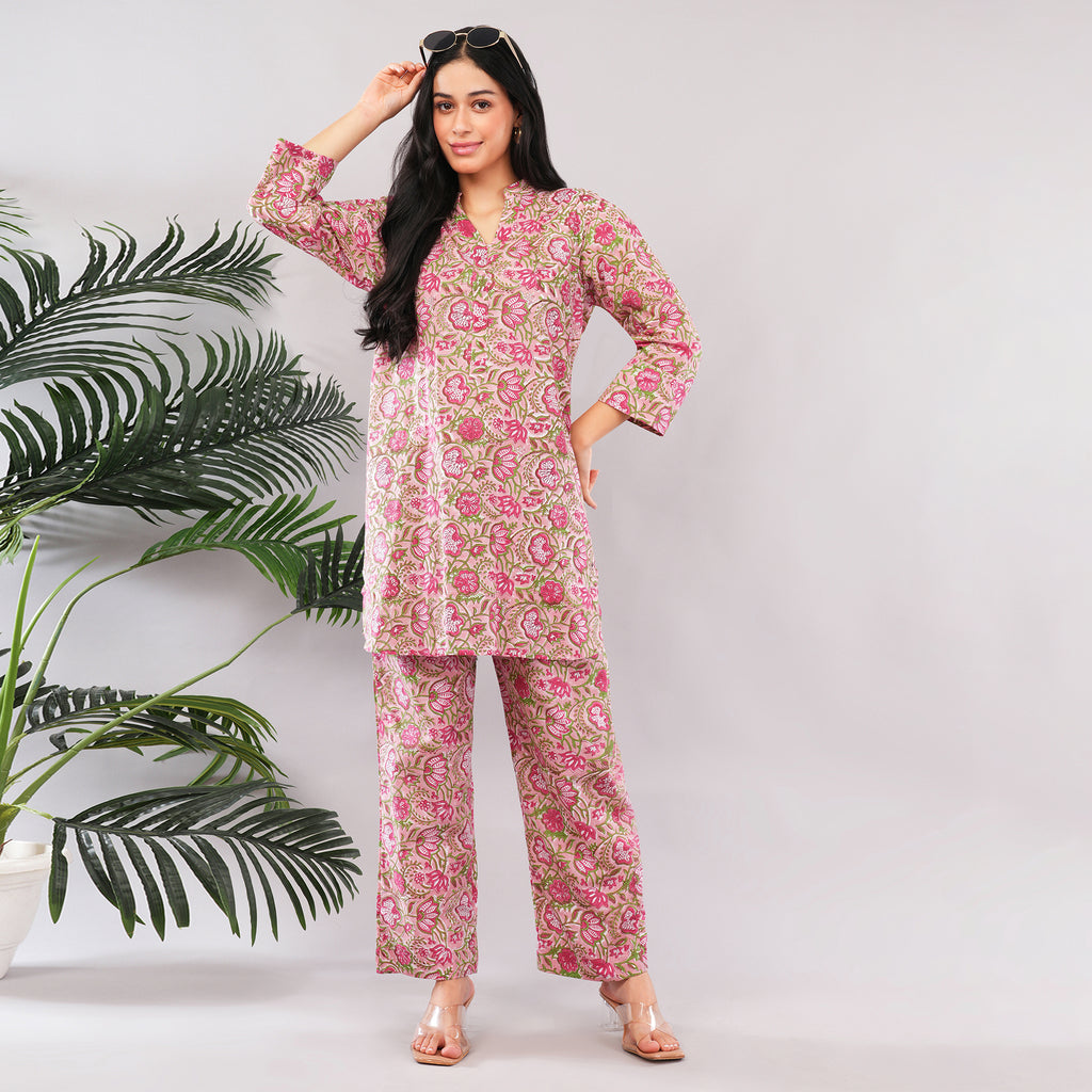 Blush Botanical Cotton Co-Ord Set