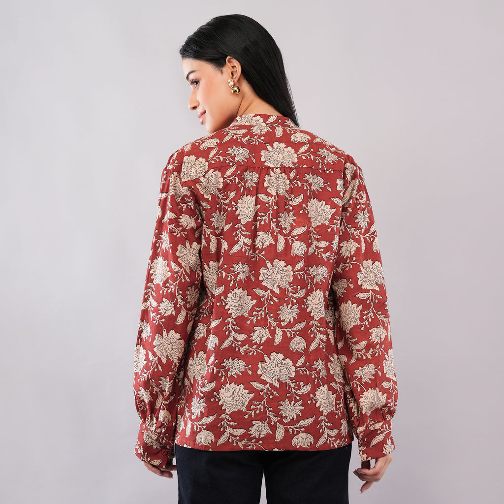 The Rust Botanical Cotton Shirt