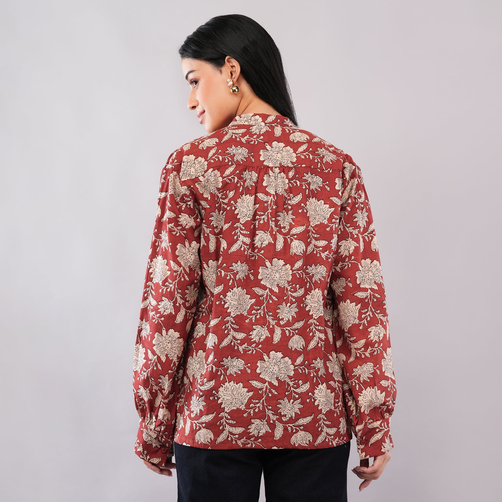 The Rust Botanical Cotton Shirt
