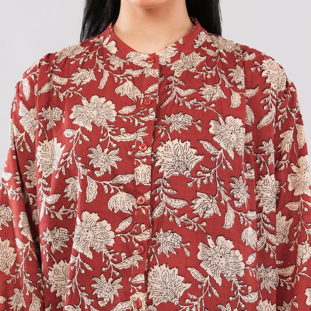 The Rust Botanical Cotton Shirt