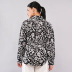 Midnight Floral Collared Shirt
