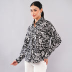Midnight Floral Collared Shirt