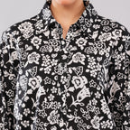 Midnight Floral Collared Shirt