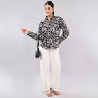 Midnight Floral Collared Shirt