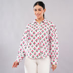 Blush Bud Handblock Shirt