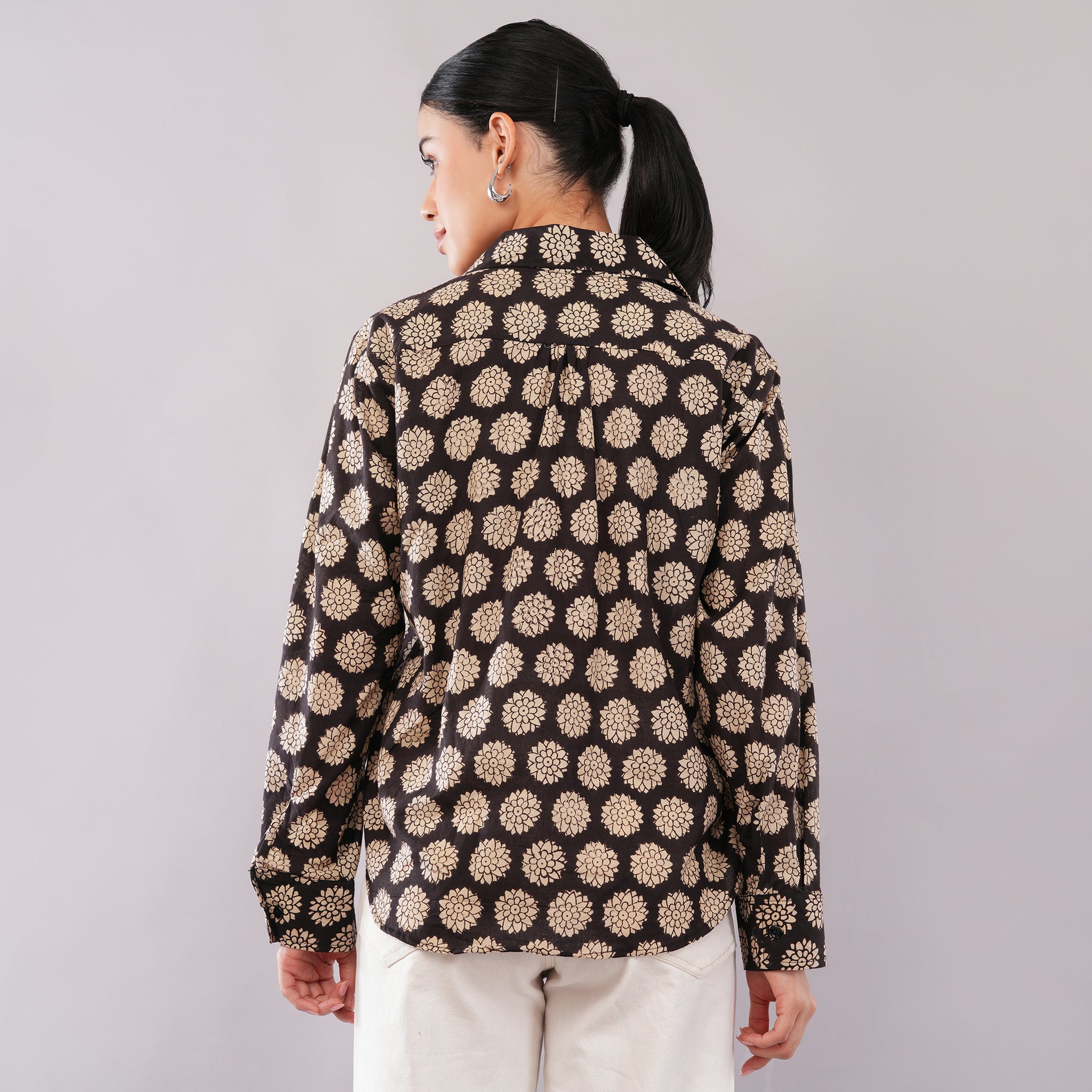 Black Dahlia Collared Shirt
