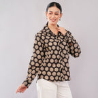 Black Dahlia Collared Shirt
