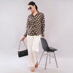 Black Dahlia Collared Shirt